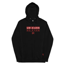 Load image into Gallery viewer, Embroidered Red Edition Wrist Emblem Black Comfort Hoodie
