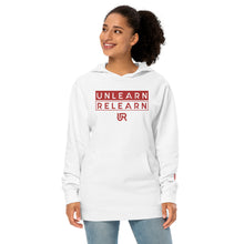 Load image into Gallery viewer, Embroidered Red Edition Wrist Emblem White Comfort Hoodie
