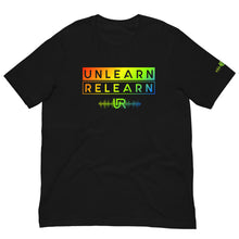 Load image into Gallery viewer, Classic Style + Sleeve Logo Spectrum Lettering Tee
