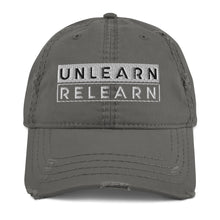 Load image into Gallery viewer, Classic Style + Side Logo Embroidered Distressed Cap
